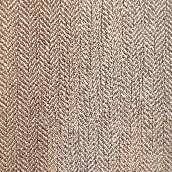 Carlisle Womens NWT Size 12 Tan Brown Herringbone Silk Wool Career Pencil Skirt - Picture 7 of 11